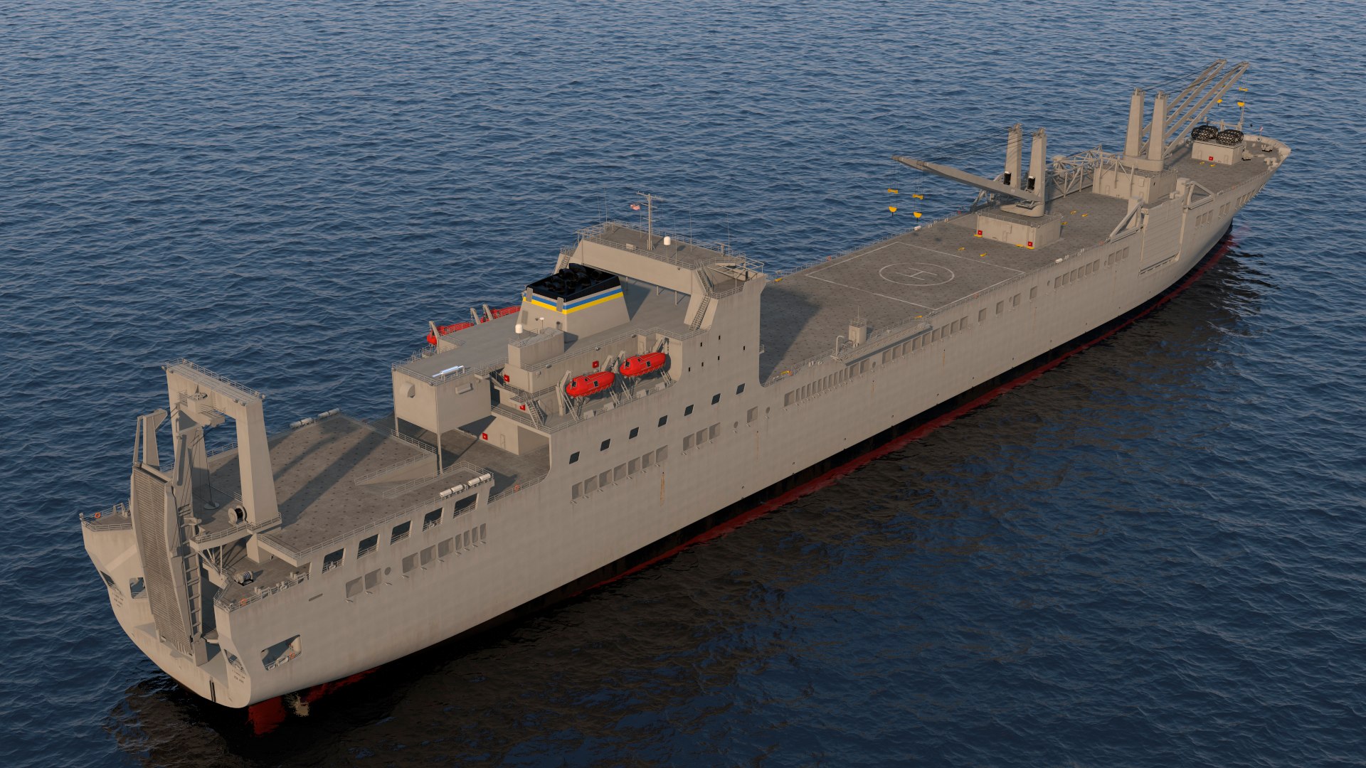USNS Bob Hope 3D model - TurboSquid 1855185