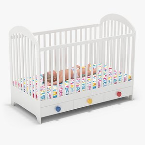 Baby Boy in the Crib