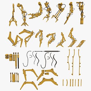 3D sci fi construction mech