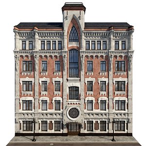Gothic building facade
