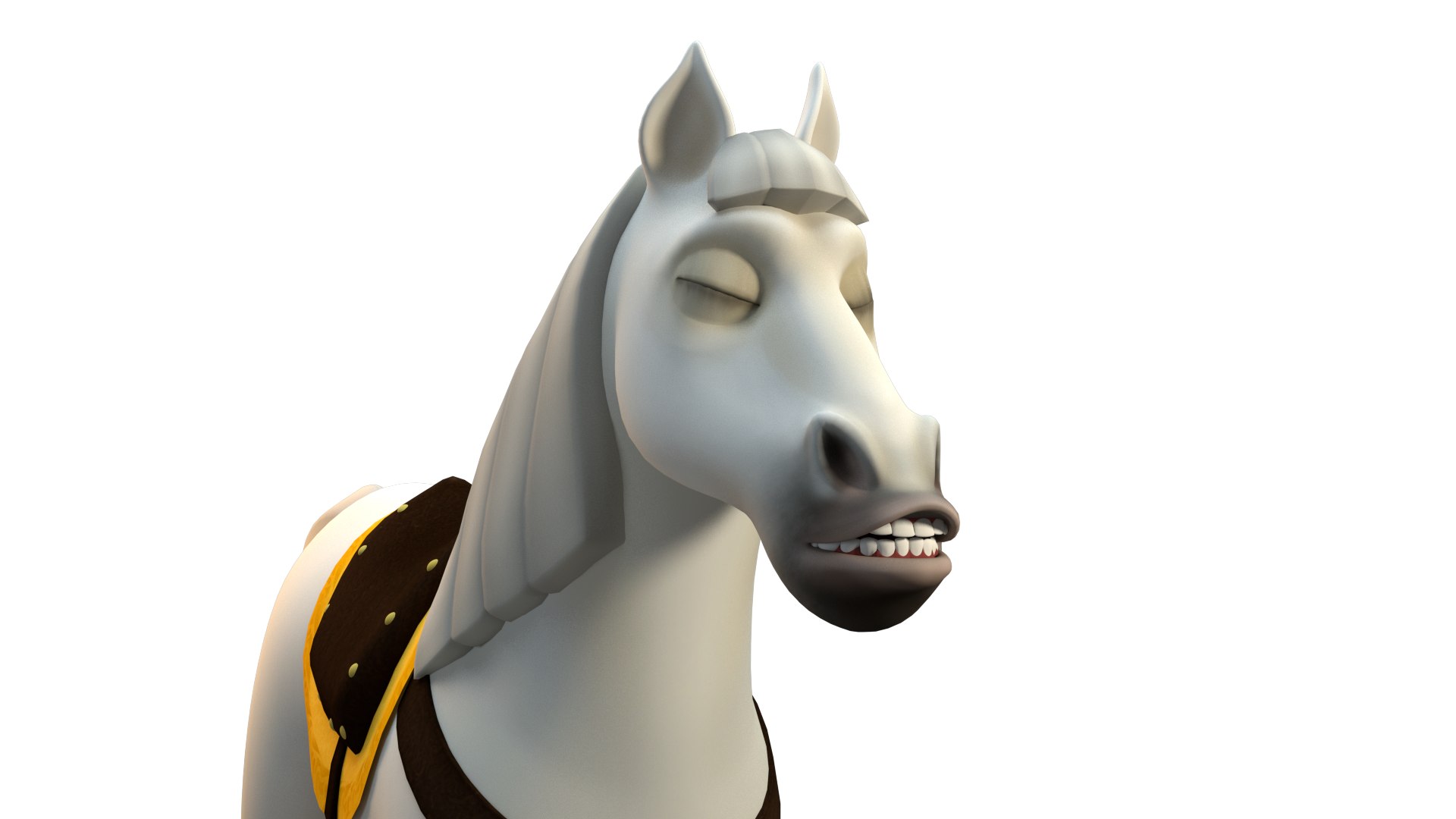 3D Stylized Horse Rig - TurboSquid 1663447