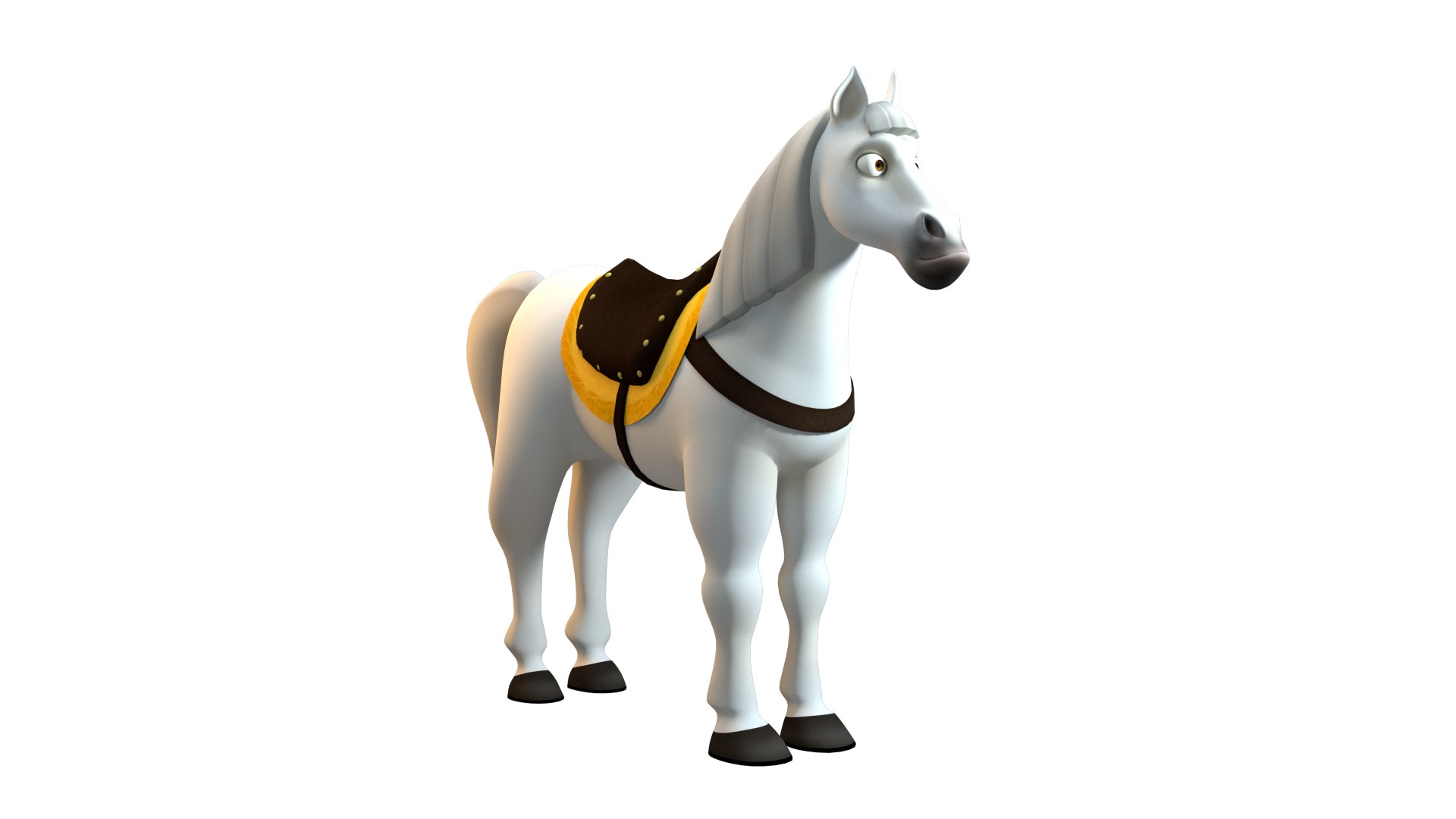 3D Stylized Horse Rig - TurboSquid 1663447