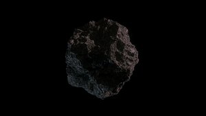 3D asteroid rock model