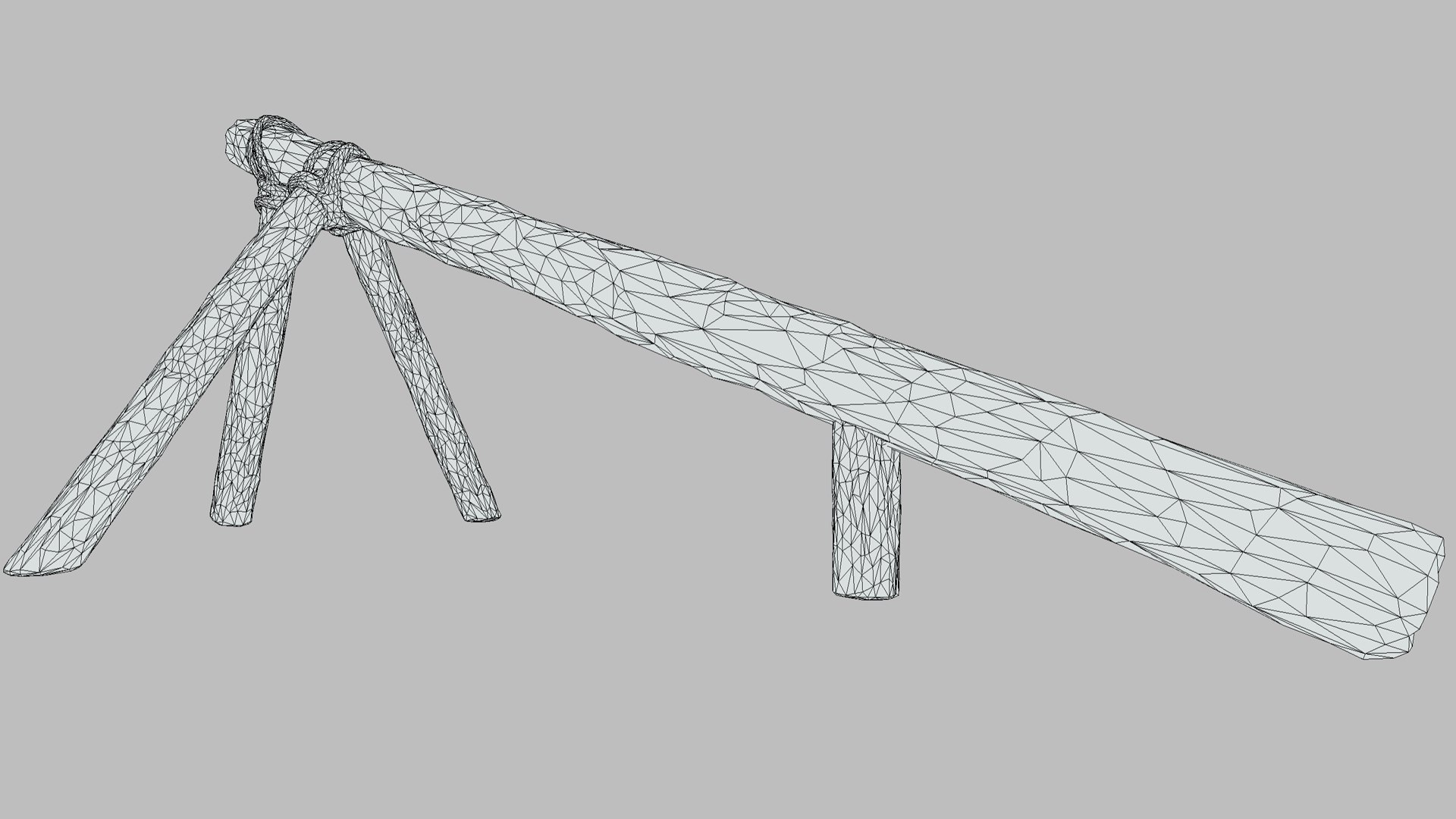 3D log ramp defense pbr model - TurboSquid 1372452