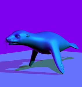 animals character 3d model