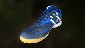 Sport shoe low poly 3D model