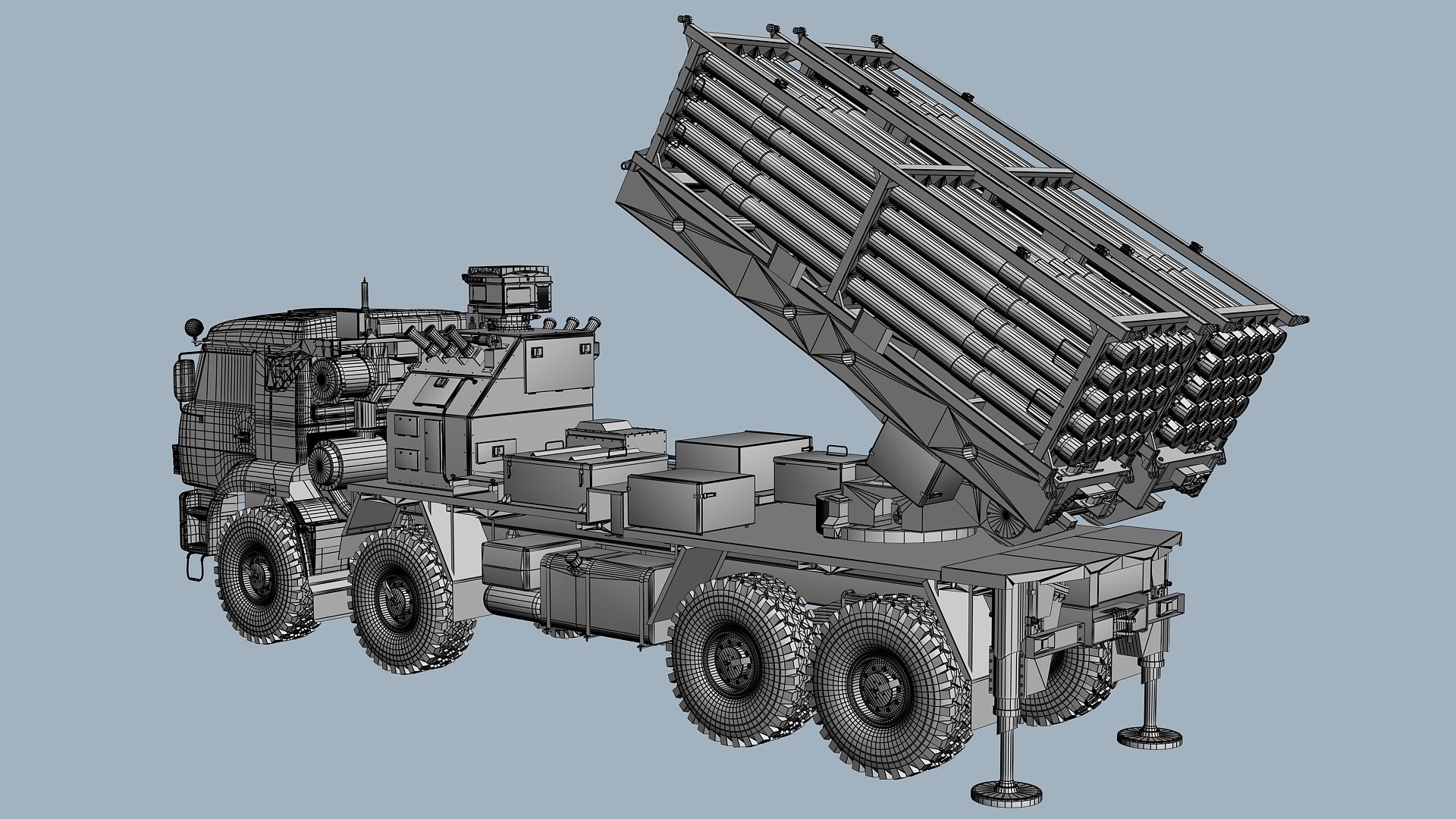 Russian MLRS model https://p.turbosquid.com/ts-thumb/6a/L9wGCS/2O/isdm_prev15/jpg/1700981505/1920x1080/fit_q87/021ef5c773fd9187efc831a7f7337068639f7330/isdm_prev15.jpg