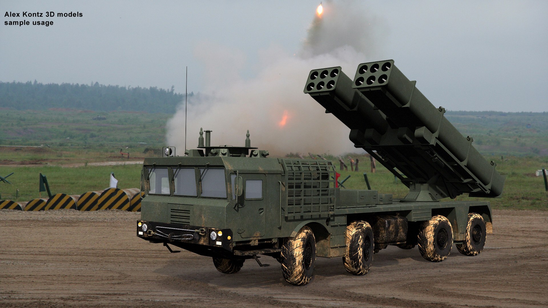Russian MLRS model https://p.turbosquid.com/ts-thumb/6a/L9wGCS/Js/uragan1m300_prev15/jpg/1700981645/1920x1080/fit_q87/53076f75aa8ca810aa425a02ea312636a950e14c/uragan1m300_prev15.jpg