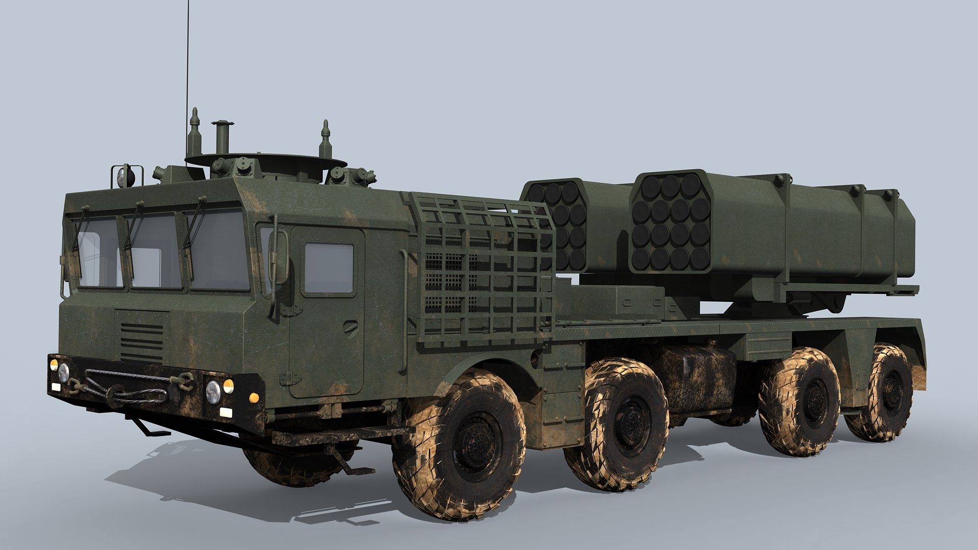 Russian MLRS model https://p.turbosquid.com/ts-thumb/6a/L9wGCS/bm/uragan220_prev03/jpg/1700981615/1920x1080/fit_q87/526316e65b5f290747a885957d8235490afb6bb8/uragan220_prev03.jpg