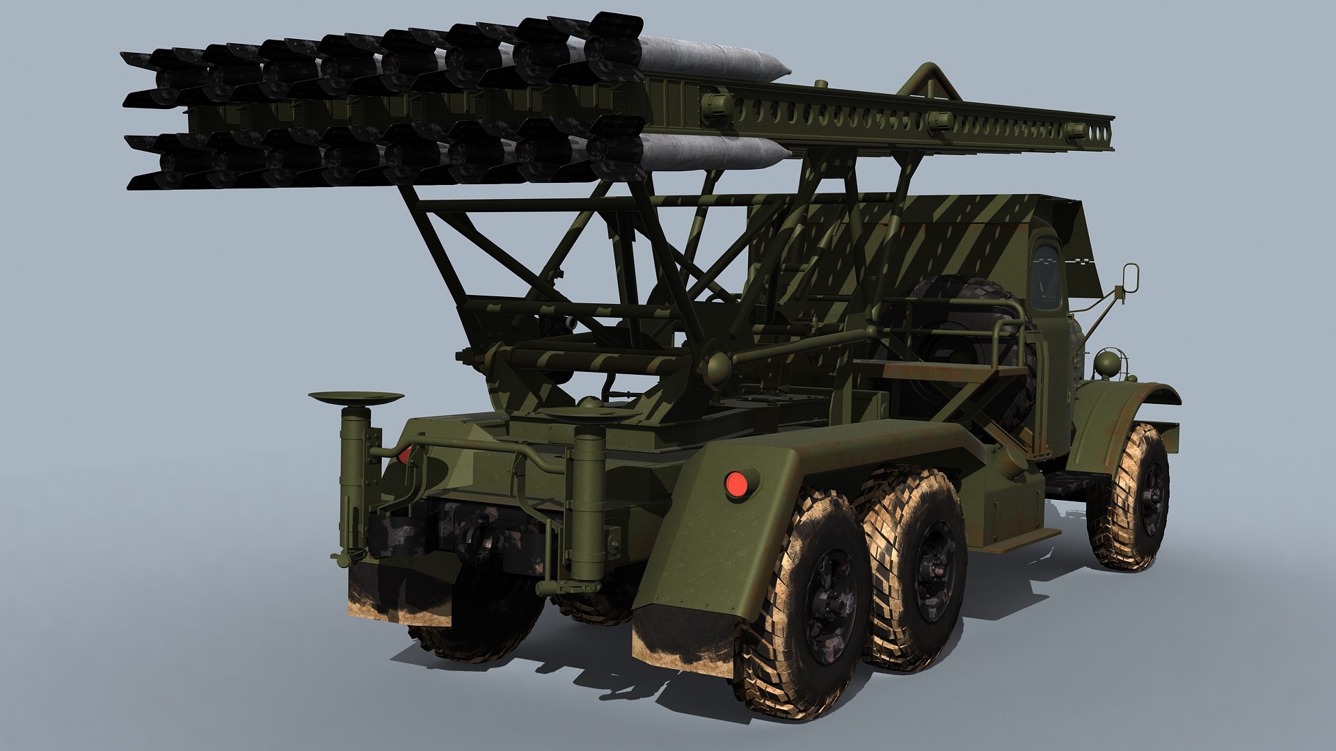 Russian MLRS model https://p.turbosquid.com/ts-thumb/6a/L9wGCS/na/katyusha_prev05/jpg/1700981509/1920x1080/fit_q87/6ce476168aef60883d50bf50b458dbdd84bcaacc/katyusha_prev05.jpg
