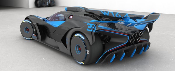 Bugatti Bolide 2021 Opening doors model - TurboSquid 1717842