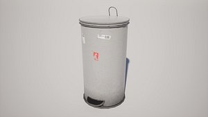 Trash Pedal Bin model