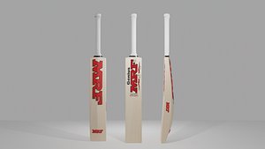 3D Cricket Bat model