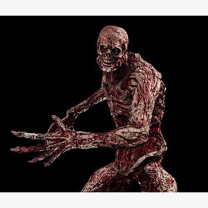 Mummy zombie human 3D