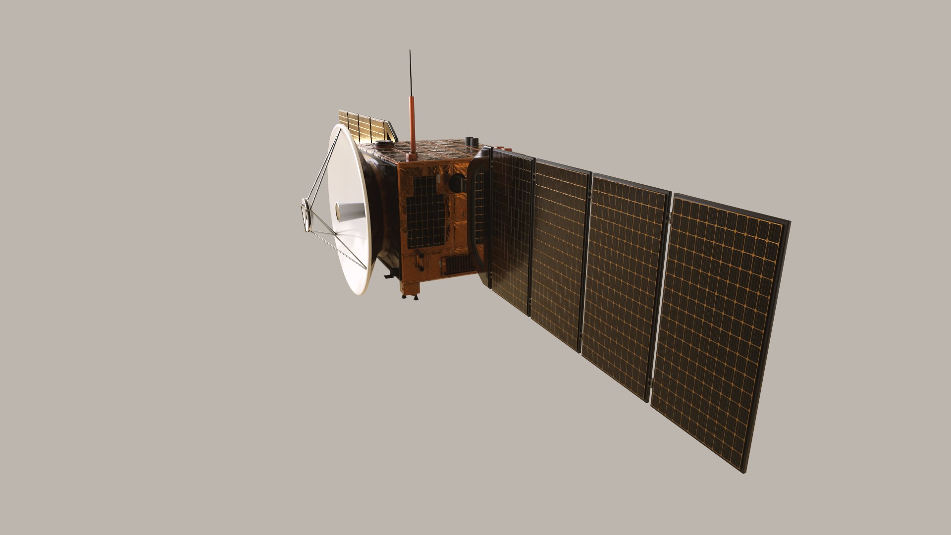 3D orbital space satellite https://p.turbosquid.com/ts-thumb/6a/VON6m7/d3/render8/jpg/1656341518/1920x1080/fit_q87/8d4b5f79544f3b0ca1eecdb040f03b13c0c71470/render8.jpg