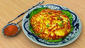 3D Egg Foo Young