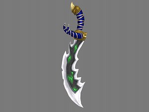3D fantasy blade