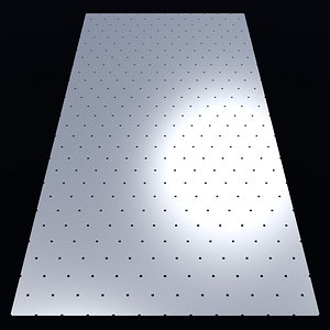 Perforated panel with 1 percent opening 25O133 3D model