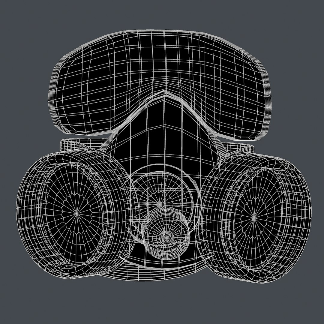 3D gas mask helmet model - TurboSquid 1679748