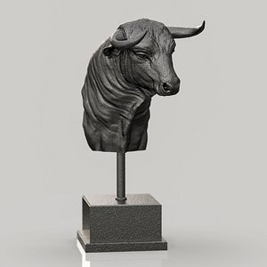 spanish fighting bull 3D model