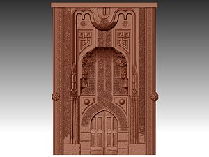 ince minareli medrese portaldoor model