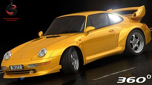 porsche 911 gt2 interior 3d max