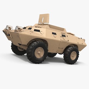 Light Armored Combat Vehicle Desert Simplified