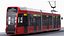 Moderne Straßenbahn Straßenbahn