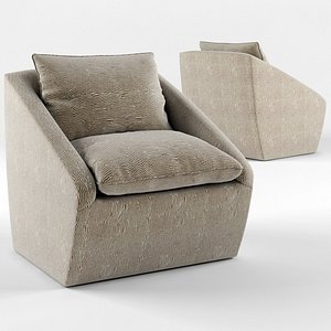 Harper Swivel Chair by Kelly Wearstler