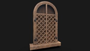 Window Medieval M7 3D model