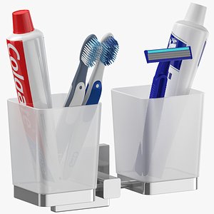 Toothbrush And Shaving Holder Set
