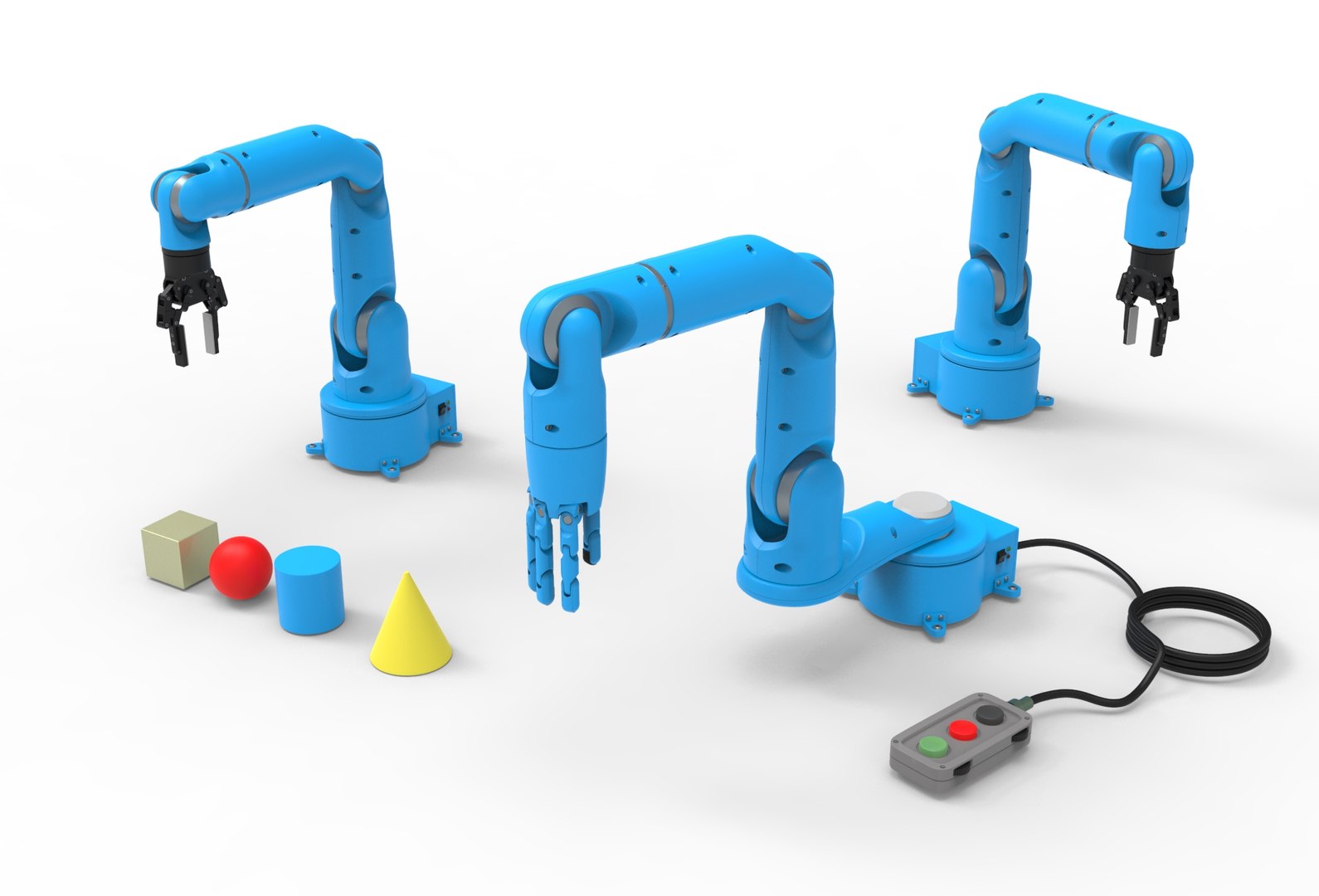 robot industrial arm 3D model https://p.turbosquid.com/ts-thumb/6b/4tOc7k/RJ/armset.600/jpg/1609870187/1920x1080/fit_q87/6102ab7bbfb742bf5b69b61d9fa0f87ad28c6633/armset.600.jpg