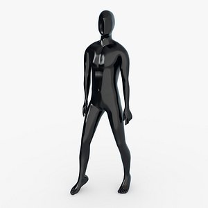 male mannequin 3d model