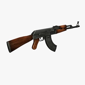 3d ak47 assault rifle