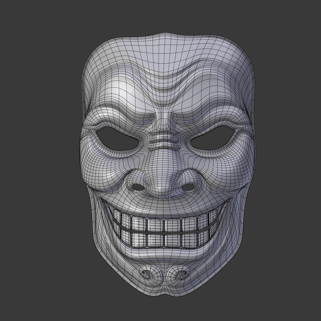 3d model asian mask