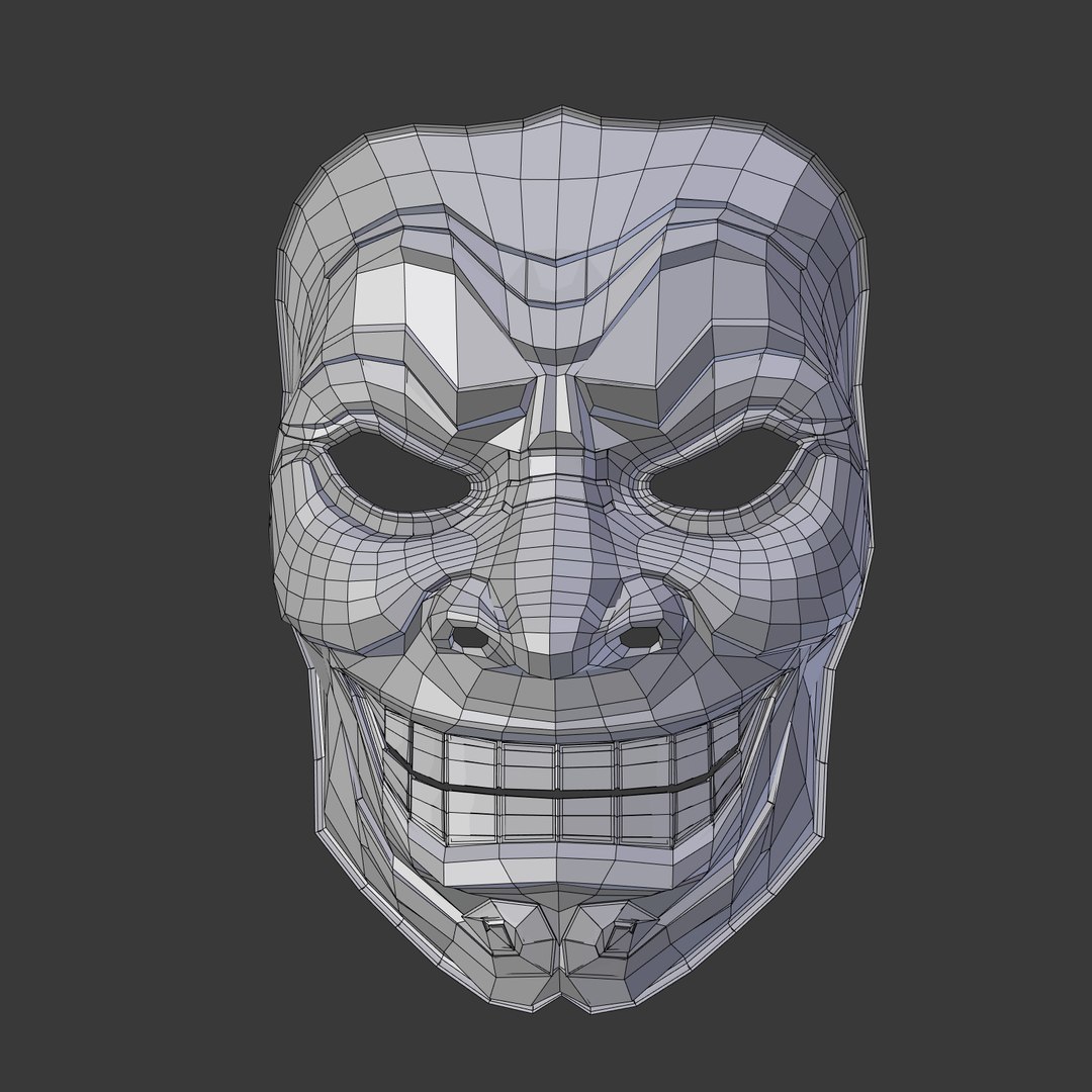 3d model asian mask