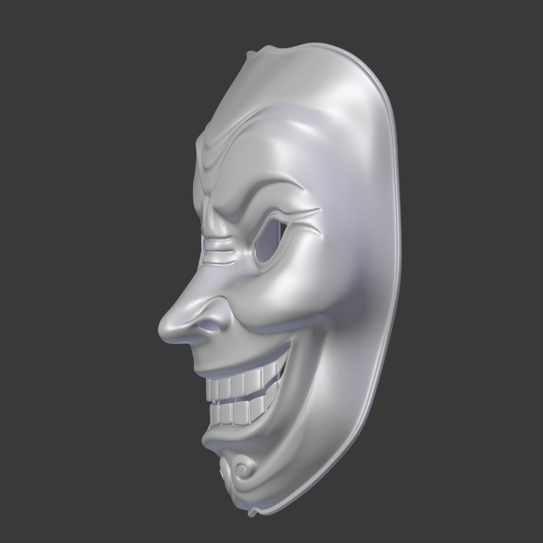 3d Model Asian Mask