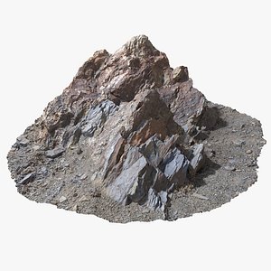 Assembly Ground Rock 8 3D model