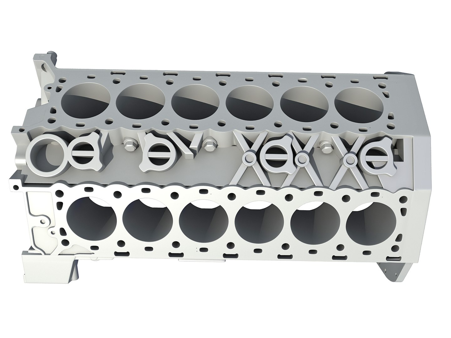 3D V12 Engine Block Model - TurboSquid 1390155