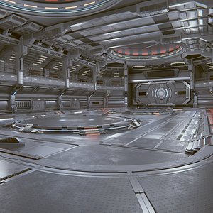 Sci-fi Scene for renders- Rework Quantum