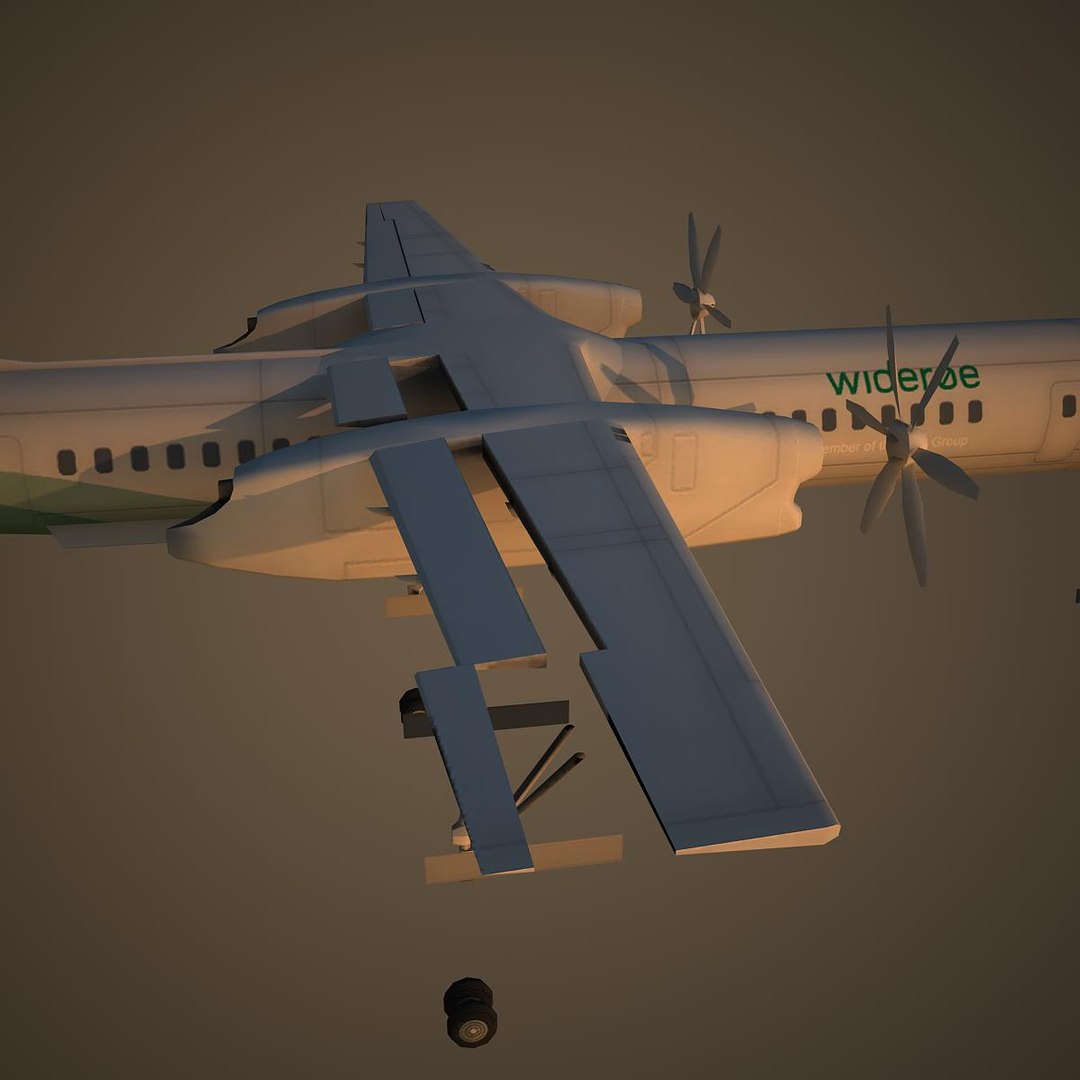 3d Model Bombardier Dash 8 Q400