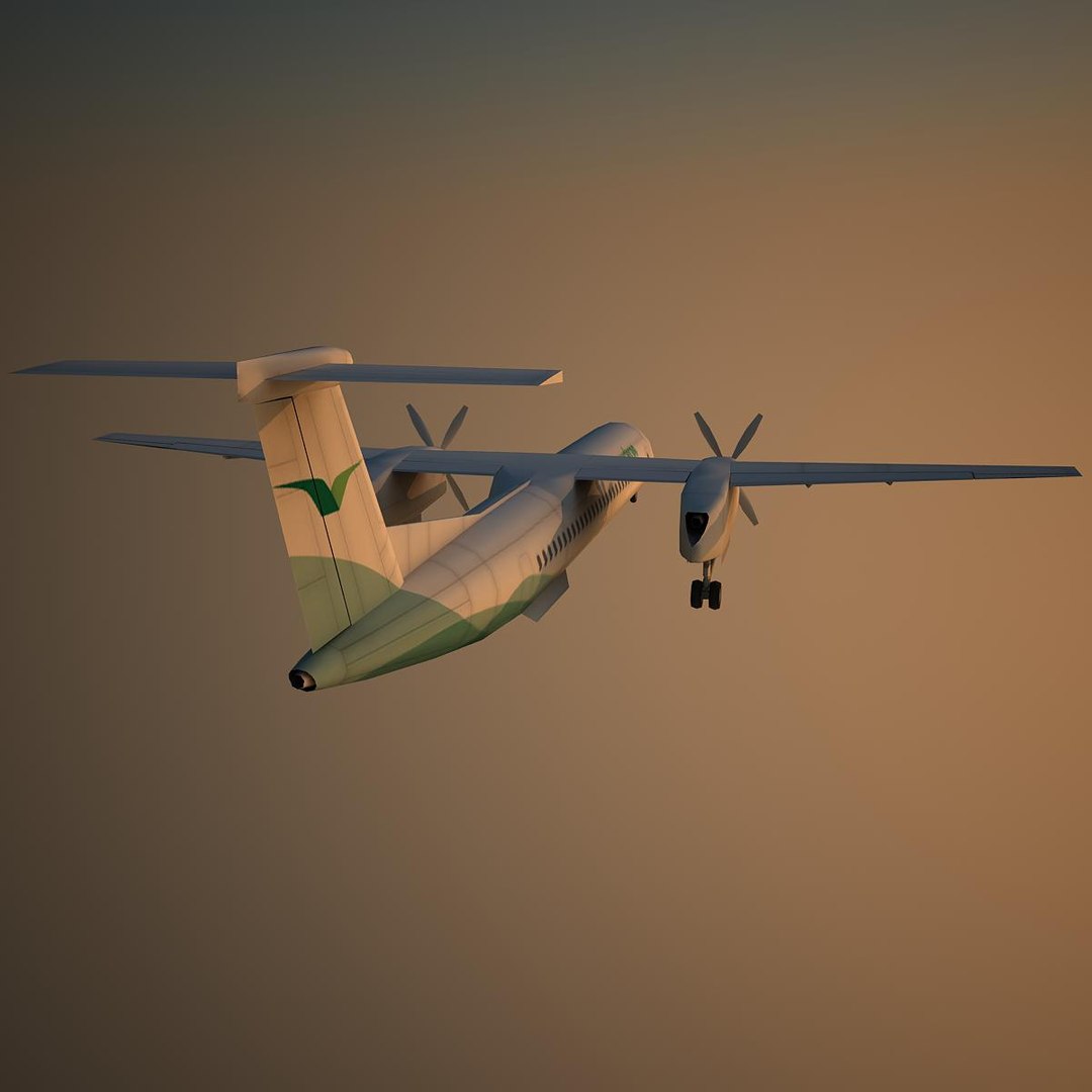 3d Model Bombardier Dash 8 Q400