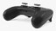 3D black google stadia controller