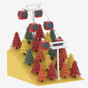 Autumn Hill Forest Cable Car