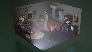 80s retro room 2