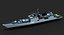 Modello di nave da guerra 3d - INS Talwar (F40)