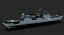 Modello di nave da guerra 3d - INS Talwar (F40)