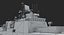 Modello di nave da guerra 3d - INS Talwar (F40)