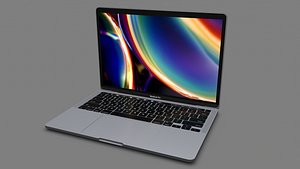 3D model macbook pro 13-inch