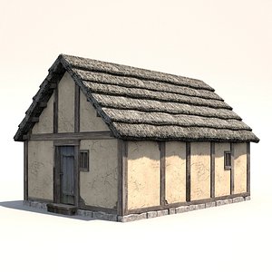 medieval dwelling 3d lwo